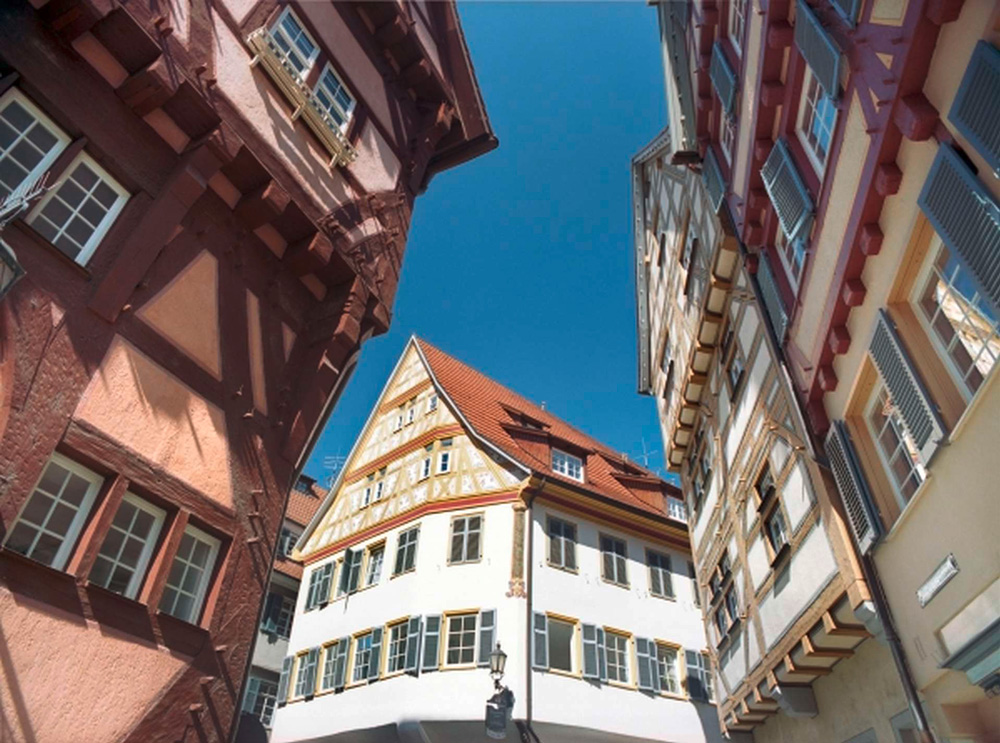 Fachwerkhäuser in der Esslinger Altstadt